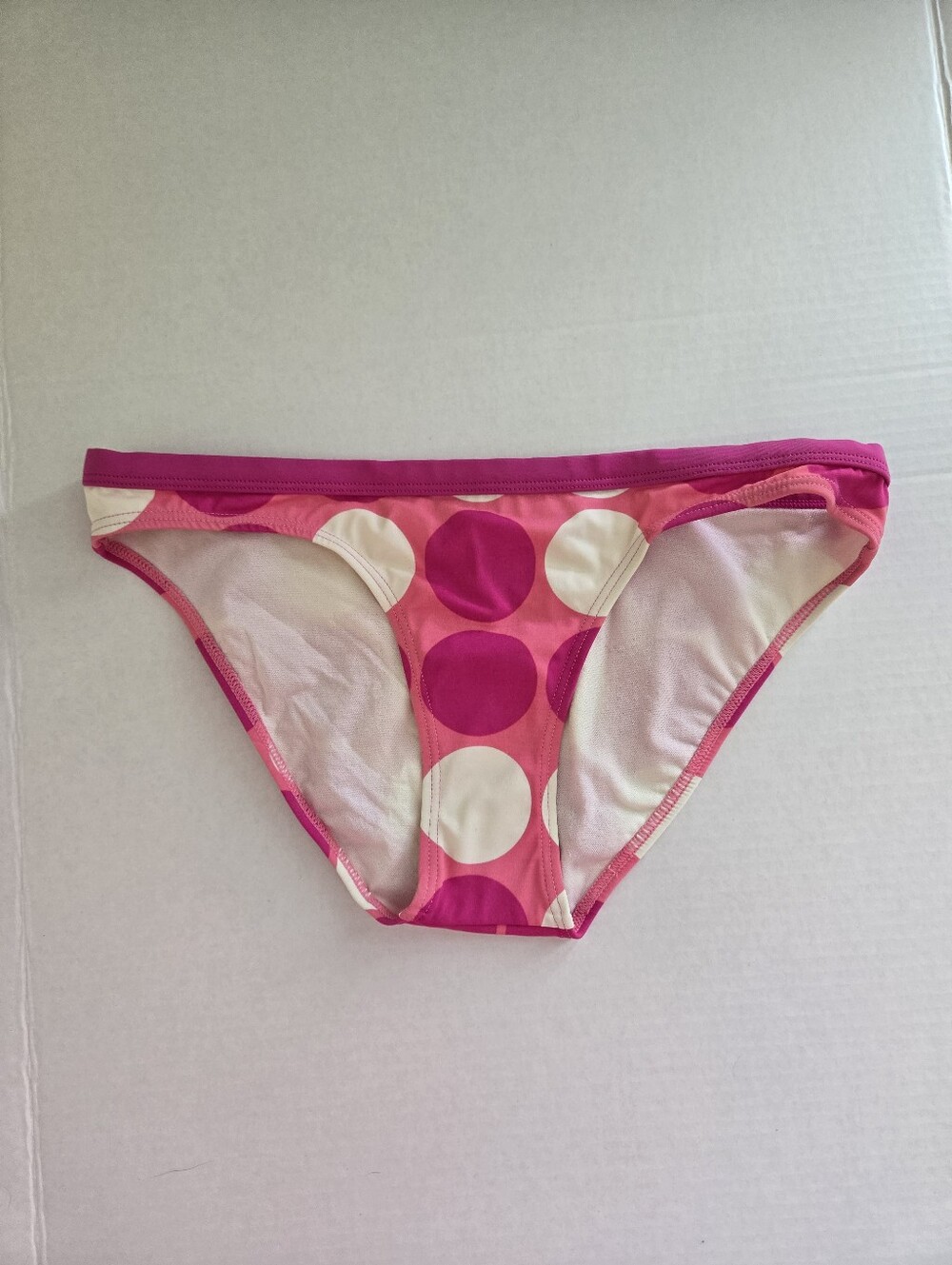 Pink Victoria's Secret Polka Dot Bikini Bottom